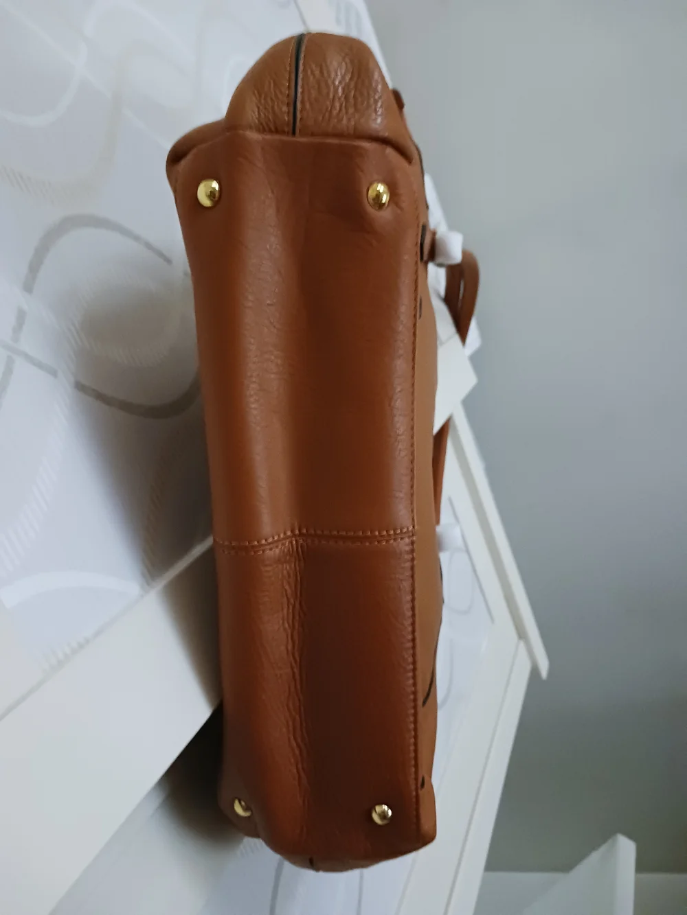 NWOT Lodis Tan Leather Tote Bag - Classic Women's Handbag
